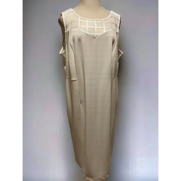 Maya Brooke‎ Size 24W Off White Dress - Picture 2 of 3
